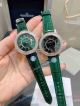 Copy Jaeger LeCoultre Rendez-Vous Diamond Bezel Green Dial Watches (3)_th.jpg